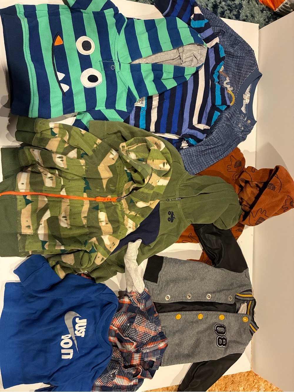 3-6 month boys hoodies